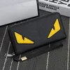 Hengsheng Marke Mode Lange Augen Anime Männer Leder Brieftaschen Geldbörsen Carteira Masculina Couro Portefeuille Homme2095