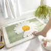 Bath Mats Entrance Doormat Rug Carpet Daisy Bedroom Living Room Absorbent Kitchen Carpets Non-Slip Bathroom Floor Rugs Soft Foot Pad