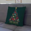 Pillow Breathable Portable Merry Christmas Cover Holiday Decoration For Indoor