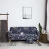 Stol täcker tropisk tryckning soffa täcker all-inclusive soffa för olika form fåtöljsektion