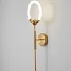 Vägglampa unikt kreativt ledt vardagsrum sovrum sovrum korridor gången art deco magi trollstav mode hushållsfäste ljus