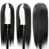 Straight V Part Wig Human Hair No Leave Out Glueless U Wigs For Women Brazilian Remy 30 32 34 Inch