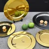 Platen 1 stks plaat 304 roestvrijstalen pasta steak western home ontbijt dessert cake fruit flat