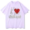 Męskie koszulki I Love Playboi Carti Print T-shirt I Love Jesus T-Shirt Men Men Hip Hop Tshirt Męskie koszulki męskie raper Tupac TEE TOPS T230103