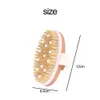 Cleaning Brushes Bath Brush Dry Skin Body Soft Natural Bristle SPA The Wooden Shower Without Handle Fast Delivery RRA942