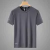 Męskie koszulki Szybkie suche sportowe T-koszulka Męskie 2022 krótkie rękawy Summer Casual White Plus Oversize 6xl 7xl 8xl 9xl TOP TEES Gym Tshirt Ubrania T230105