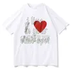 Męskie koszulki I Love Playboi Carti Print T-shirt I Love Jesus T-Shirt Men Men Hip Hop Tshirt Męskie koszulki męskie raper Tupac TEE TOPS T230103