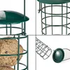 Other Bird Supplies 1pc Birds Grease Ball Holder Feeder Park Garden Pet Iron Outdoor Mesh Feeding Portable Wild Hanging