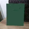 L Green Cases Man Women Watch Wood luxury box Paper bags Certificate Original Boxes Wooden Woman Watches Gift Box Accessories Surprise Factory Submarines