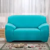 Pokrywa krzesła 1/2/3/4 SEater Solid Sofa Cover Spandex Nowoczesne elastyczne poliestrowe kanapę na szkieletowe meble Proces Salon 1PCS