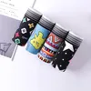 Underpants 4pcs/lote de desenho animado masculino de cor pura confortável respirável cuecas boxer shorts