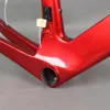 Aero Road Disc Rem Road Bike Frame TT-X30 Externe kabel Koolstofvezel T800 BB386 BODEMBRAAFT Candy Rood