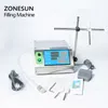 ZONESUN Diaphragm Pump Filling Machine Small Bottle Filler Semi-automatic ink Juice Water Beverage Oil Perfume Vial Liquid Filler