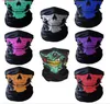 Skull Face Mask Halloween Skull Bandana Casco da bici Collo Maschere per il viso Sciarpe Avvolge Paintball Sport Ciclismo Fascia senza cuciture Sciarpa