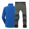 Açık Ceket Hoodies TRVLWEGO Erkeklerin Açık Yürüyüş Ceket Pantolonları Set Rüzgar Geçirmez Termal Kış Sıcak Spor Kampı Terk Treking Kayak Kıyafetleri 0104