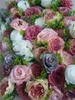 Decorative Flowers SPR 3D Foilage 10pcs/lot Artificial Silk Arrangements Flower Wall For Weddings Backdrop Arch Table Flowe