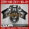 Körper Für KAWASAKI NINJA ZX-11 R ZZR-1100 ZX-11R ZZR1100 ZX 11 R 11R ZX11 R 1993 1994 1995 2000 2001 165No 133 ZZR 1100 CC ZX11R 93303b