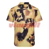 Mens Casual Shirts Designer Man Short Sleeve Full Print Beach Shirts Men Loose Tops Asian Size M-3XL274p