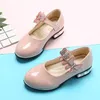 Scarpe da ginnastica Bling Bow Ragazze Sandali antiscivolo Principessa Bambino per vestiti per neonati Bambini Mary Janes