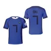 남자 T-셔츠 블루 잠금 t 셔츠 애니메이션 축구 팀 3D 인쇄 느슨한 T-셔츠 캐주얼 패션 반팔 남자 제품 T-셔츠 T230103