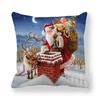 Pillow Merry Christmas Pillowcase Throw Case Home Decoration Xmas Year Cover Farmhouse For Couch Sofa