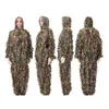 Outdoor Jackets Hoodies Tactical Hunting Suit Men Outdoor 3D Maple Leaf Bionic Ghillie Suit Men Camouflage Birdwatch Airsoft Sniper Clothing Jacket Sets 0104