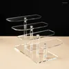 Hooks 3/4/5 Tier Acrylic Sunglasses Frame Display Stand Rack Eyeglasses Organizer Wallet Glasses Holder