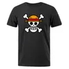 T-shirts hommes One Piece Luffy Hommes T-shirt Casual T-shirt Homme O Cou T-shirts Homme T-shirt Coton Garçons Vêtements Anime 2021 Tops d'été T-shirts T230103