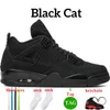 أحذية كرة السلة للأزياء Jumpmans 4 للرجال نساء 4s العسكرية القط القماشي J4 White Oreo Jordens4 Fired Red Thunder Midnight Mens Mens