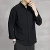 Men's Casual Shirts Fashionable Dating Men Quick-dry Dress Up