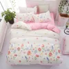 Bedding Sets Set Bed Linen Summer Duvet Cover Elegant Wedding Home Decor Pastoral Flat Sheet