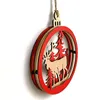 Kerstdecoraties Tree hangers ornamenten houten elanden boze tags 2023 deocraties voor thuisjaar Noel Navidad decor