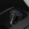 Chargeur de voiture USB C 3 en 1 35 W type de charge rapide QC 3.0 PD USB-C 7A chargeurs adaptateur de téléphone pour iPhone 13 12 11 Pro Max X 8 7 Plus et téléphones Samsung S22 S21 S20 Note 10