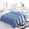 Blankets Bright Stars Bedspread Air Conditioning Blanket Super Soft Flannel On The Sofa/Car Portable Plaids Quilt 200x230cm