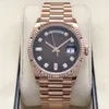 Gouden herenhorloge 41 mm met doos waterdicht lichtgevende saffier spiegel 904L roestvrijstalen band klassieke vouwgesp luxe automatische kalender automatische machine