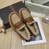 Tasarımcı Bot Calfskin Sıradan Ayakkabı Kadın Spor Ayakkabıları Kış Vintage Süet Sabitlers Kabarık Sıcak Shoess Patchwork Ayakkabı Platformu Sneaker Boyutu EUR 35-40