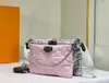 23Ss Maxi Multi-Pochette Сумки Дизайнерские сумки через плечо Сумки Женская зимняя теплая сумка Эконил-нейлон Аксессуары с круглым портмоне M21056 M57899 91
