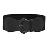 Belts Fall Faux Leather Waist Belt Women Strap Wide Band No Constraint Waistband