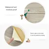 Wandaufkleber DIY Holzmaserung Aufkleber PE-Schaum 3D-Panels Raumdekoration Wohnzimmer Kinder Safty Schlafzimmer Home Decor