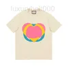 Dames T-shirt Designer Summer Double G Interlock Love Print T-shirt korte mouw Casual veelzijdige D2qu