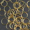 Kronleuchter Kristall 100 Stücke 12 MM Gold Silber Überzogene Stahl Ring Schleife Lampe Teile Stecker Anhänger Perlenvorhang Zubehör