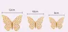 The latest 3D Decorative Stickers metallic hollowed out butterfly a variety of colors to choose from support custom logo