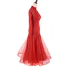 Повседневные платья Superaen Dress Женский стиль высокий шейный танец с длинным рукавом для женщин.