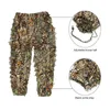 Vestes d'extérieur Hoodies Tactique Costume De Chasse Hommes En Plein Air 3D Feuille D'érable Bionic Ghillie Costume Hommes Camouflage Birdwatch Airsoft Sniper Vêtements Veste Ensembles 0104