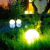 Garden Ball Light utomhus vattentät golvlampa USB laddning sovrum skrivbord semester party dekoration fjärrkontroll