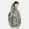 Vestes d'extérieur Hoodies Camouflage Tactique Polaire Vestes Hommes Hiver Épaissir Chaud Plusieurs Poches Parkas À Capuche En Plein Air Combat Militaire Manteaux Unisexe 0104