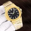 Designer Men's Watch Automatic Mechanical Movement Sport Watch 40mm All rostfritt stål Band Classic Exquisite Glow Wristwatches Montre de Luxe