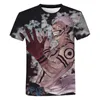 Mens T Shirts Summer High Quality 3D Jujutsu Kaisen MANGA T-shirts For Men Creative Account Anime Overdimensionerad t-shirt Boytop Tyg