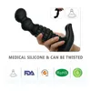 Sex toy massager 360 Degree Rotating Wireless Dildo Anal Vibrator Massage G-spot Female Maturbator Dilator Big Butt Plug Toys For Women Men