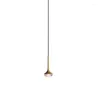 Pendant Lamps Dining Room Lamp Modern Minimalist Glass Restaurant Bar Table Nordic Luxury Long Line Chandelier Single Head